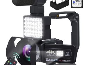 Caméra vidéo caméscope 4K