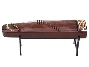 Modèle d'instrument de musique en bois Guzheng