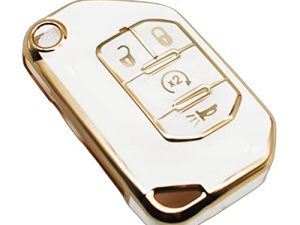 FEYOUN Coque pour porte-clés compatible avec Jeep