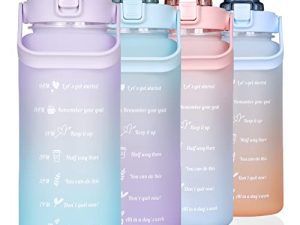 Grande bouteille d'eau de motivation demi-gallon 64