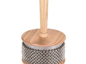 Heysland Cabasa Percussion en bois Instrument de
