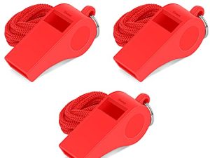 Giveet Sifflet rouge avec cordons