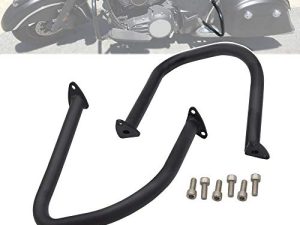 Barres de protection arrière noires pour moteur