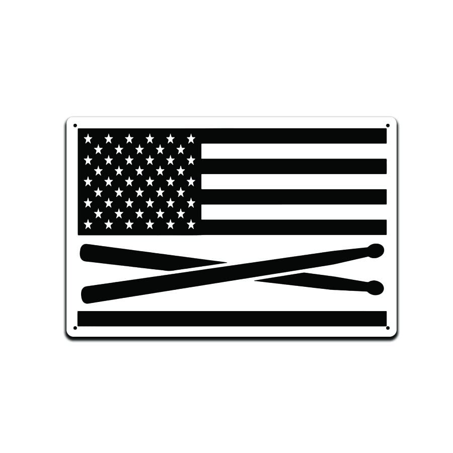 American Flag Drum Sticks 12 X 8