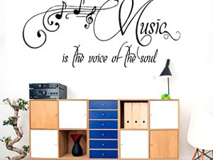 Autocollant mural de musique
