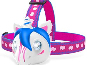 Lampe frontale LED Licorne pour enfants Accessoires