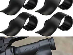 4 Pièces Noir Moto Throttle Monté Moto