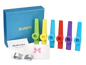 SUNYIN Kazoo instrument Plastique 6 Pièces Coloré
