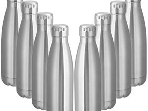 VEGOND Lot de 8 bouteilles d'eau en