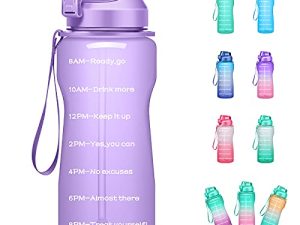 4AMinLA Bouteille d'eau de motivation 64/100 oz