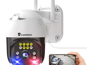 Luowice 5MP PTZ Caméra de sécurité extérieure