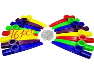 Fartime 16 pcs Kazoos en plastique avec