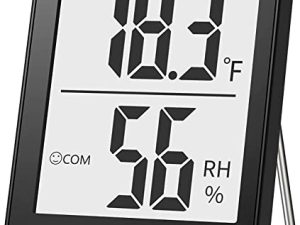 DOQAUS Hygromètre numérique Thermomètre d'intérieur Humidimètre Thermomètre