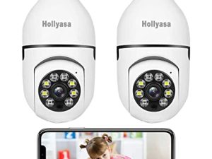 Lot de 2 caméras de sécurité à