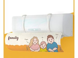 Utopone Déflecteur de climatisation avec peinture décorative