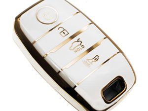 FEYOUN Coque pour porte-clés compatible avec Kia
