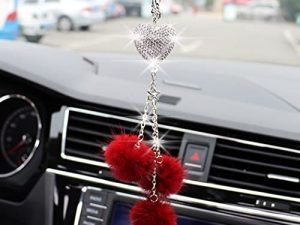 SUNCARACCL Accessoires de voiture Bling pour femmes