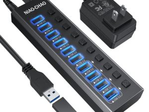 Hub USB C alimenté [   ] Hub