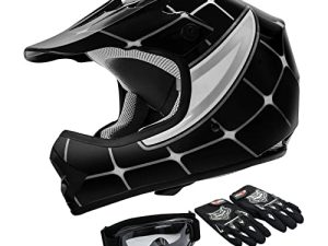 TCT-MOTORPARTS DOT Casque VTT pour jeunes avec