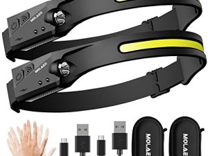 Lampe frontale rechargeable à LED