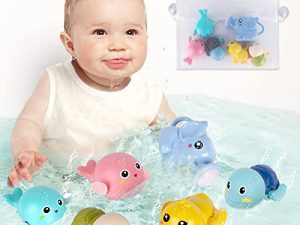 FAYOGOO Lot de 6 jouets de bain