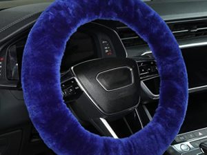 Housse de volant de voiture en laine