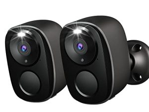 Lot de 2 caméras de sécurité d'extérieur