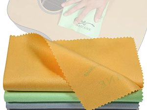 Hricane Lot de 4 chiffons de guitare