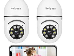 Lot de 2 caméras de sécurité à