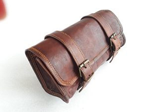 Vintage moto cuir de chèvre véritable 2