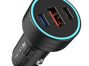 Adaptateur chargeur de voiture USB C 68
