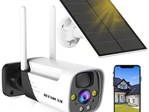 Caméras de sécurité solaires extérieures sans fil