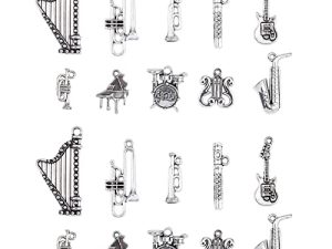 KitBeads 100pcs breloques de musique tibétaine breloques