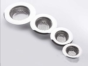 Drain de douche attrape-cheveux (lot de 4)