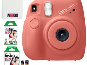 Fujifilm Instax Mini 7+ Instant Camera Bundle-Deluxe