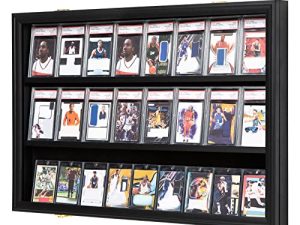 Temgee 24 Vitrine de cartes de baseball