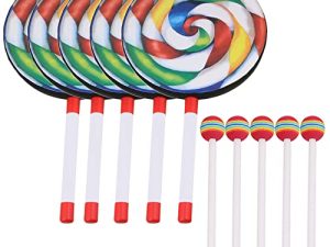 BQLZR 7.9 "Lollipop Shape Hand Drum Percussion