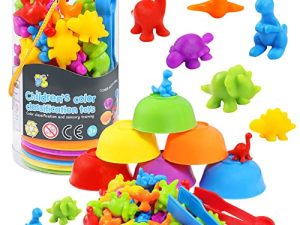 TSYAN Compter les dinosaures Jouets Jeu d'association