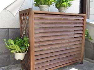 Clôture de climatiseur pour support de climatisation