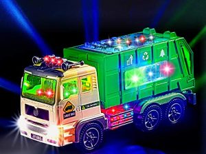 Camion à ordures jouet pour enfants avec