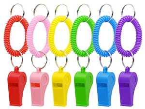 Sifflet de sport avec bracelet 6pcs sifflets
