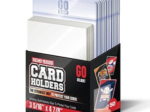 Porte-cartes semi-rigides - 50 porte-cartes pour cartes