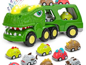 HEGUD Dinosaur Truck Toys for 1 2