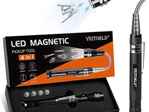 VEITORLD Outils de ramassage magnétiques télescopiques à