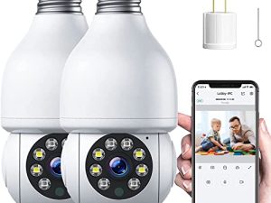 ACTMAN 2 PCS Light Socket Security Camera
