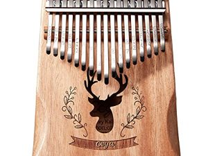 Kalimba 17 Touches Pouce Piano Premium Acajou