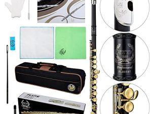 Flûtes Rhythm C avec fleur gravée trou