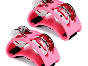 Facmogu Lot de 2 tambourins à pied