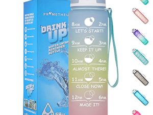 Bouteille d'eau Prometheuz 32 oz avec paille