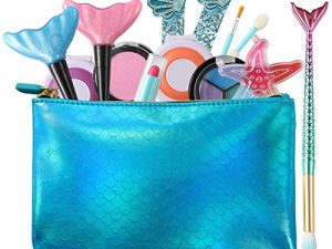 TOKIA Kit de maquillage sirène pour filles
